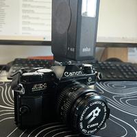 Canon AE-1 Program Black, 50 e accessori! Testata