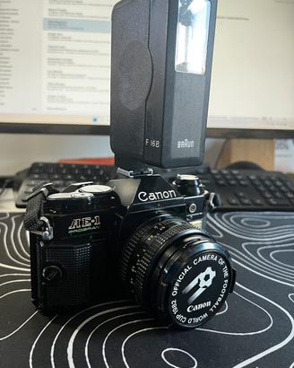 Canon AE-1 Program Black, 50 e accessori! Testata