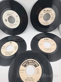 Lotto 5 vinili 45 giri juke box