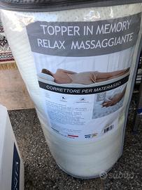 Topper correttore materasso in memory