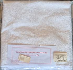 Lenzuolo impermeabile lettino 125x60 100% cotone