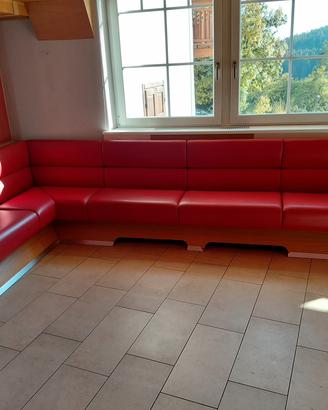 panche rivestite in pelle