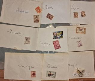 FRANCOBOLLI ESTERI 10 paesi