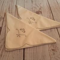 2 tovaglioli ricamati 