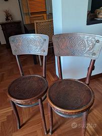 Coppia sedie antiche