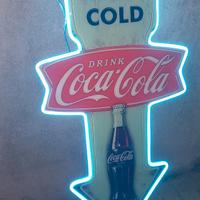 Insegna luminosa coca cola
