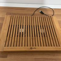 Supporto notebook Macally da tavolo Bamboo