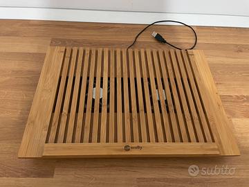 Supporto notebook Macally da tavolo Bamboo