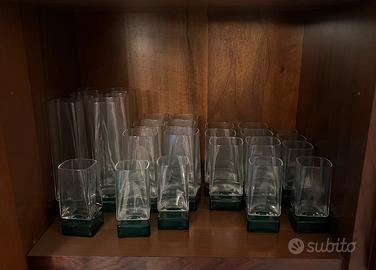 Set vintage bicchieri, tazze e tazzine