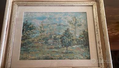 Quadro Elvio Deganutti originale firmato 1979