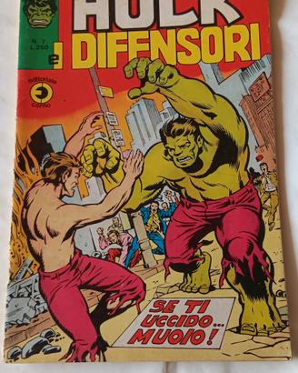 Hulk e I Difensori fumetto Editoriale Corno n7