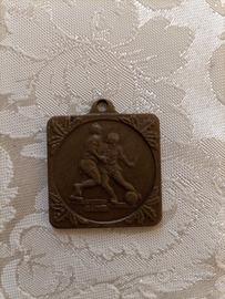 Medaglia vintage di torneo di calcio