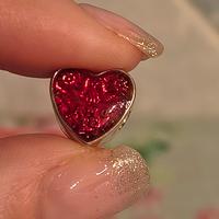 charm pandora amo te rosso cuore 