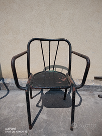 Sedia in ferro vintage