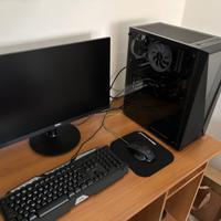 Pc da gaming RTX con monitor