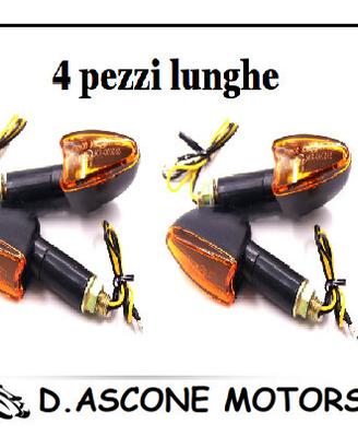 4 frecce universali Moto nere con gemma arancione