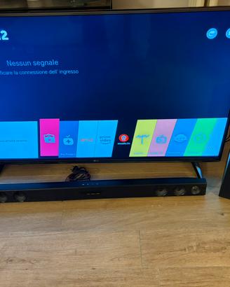 Televisore LG 49” 4K + soundbar LG
