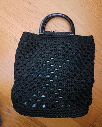 Borsa handmade nera 