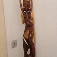 Statua legno 