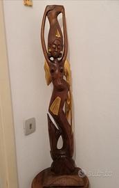 Statua legno 