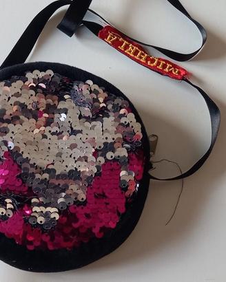 Borsa tracolla glitter bambina