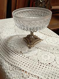 Centrotavola alzata in cristallo