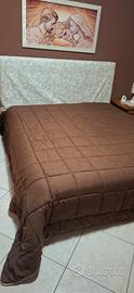 letto matrimoniale contenitore  bianco 