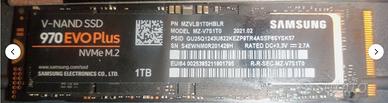 SAMSUNG NVMe SSD 970 EVO PLUS 1TB