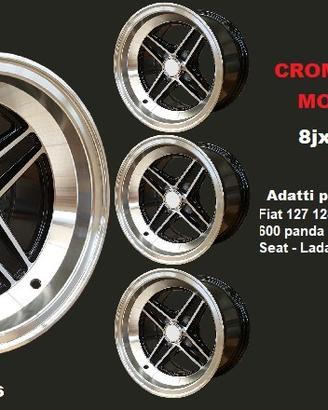 Cromodora TGA NERI 8X13 et0 4x98 Autobianchi FIAT