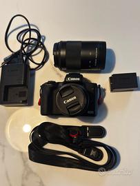 Kit Canon M50 + Obiettivi 11-22mm e 55-200mm