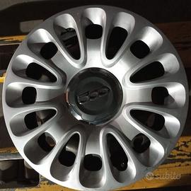 Cerchi in ferro 15" originali FIAT 500L con gomme
