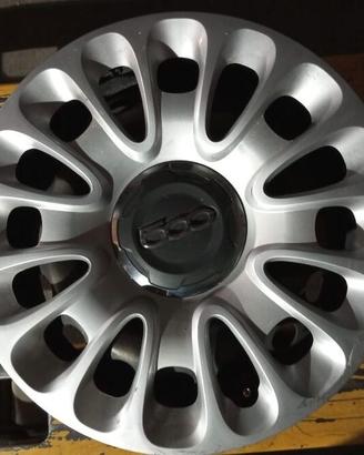 Cerchi in ferro 15" originali FIAT 500L con gomme