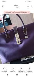 Borsa con inserti Vera pelle La Bagagerie 