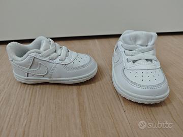 scarpe bambino Nike bianche 18,5