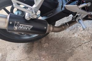 scarico omologato con db killer mivv Honda Hornet