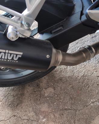 scarico omologato con db killer mivv Honda Hornet