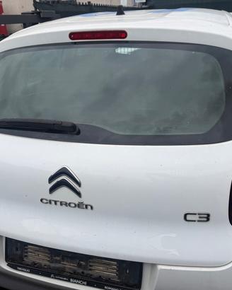 baule portellone posteriore citroen c3 anno 2020