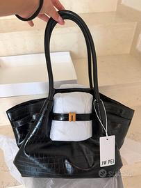 JW PEI Hana Borsa Media a Tracolla - Crocco Nero