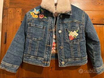 Giubbotto jeans imbottito 6 anni monnalisa