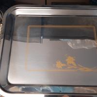 
vassoio inox acciaio 18 10 inoxriv lucido opaco