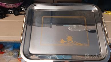 
vassoio inox acciaio 18 10 inoxriv lucido opaco