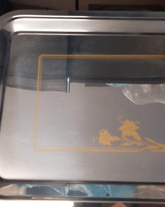 
vassoio inox acciaio 18 10 inoxriv lucido opaco