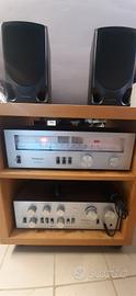 Radio con amplificatore e casse