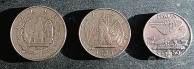 Set 2L+1L+50c 1940 XVIII - Varianti Antimagnetiche