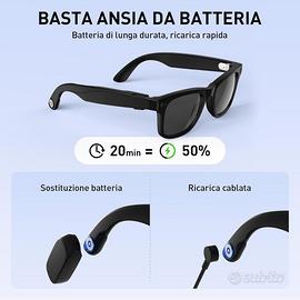 Set di ricarica Carina C1  x Occhiali Ray-Ban Meta