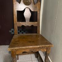 Sedie antiquatiato