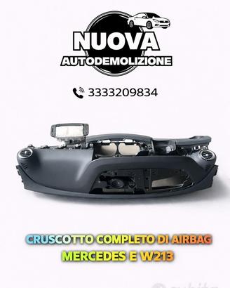 Cruscotto completo di airbag mercedes e w213