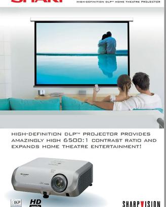 Video proiettore Sharp DLP XV-Z3000 HD HDMI