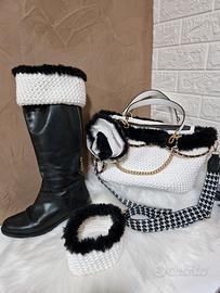 TOTE BAG: White&Black