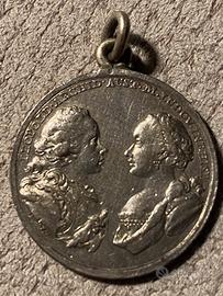 Medaglia in argento MARIA THERESA D'AUSTRIA